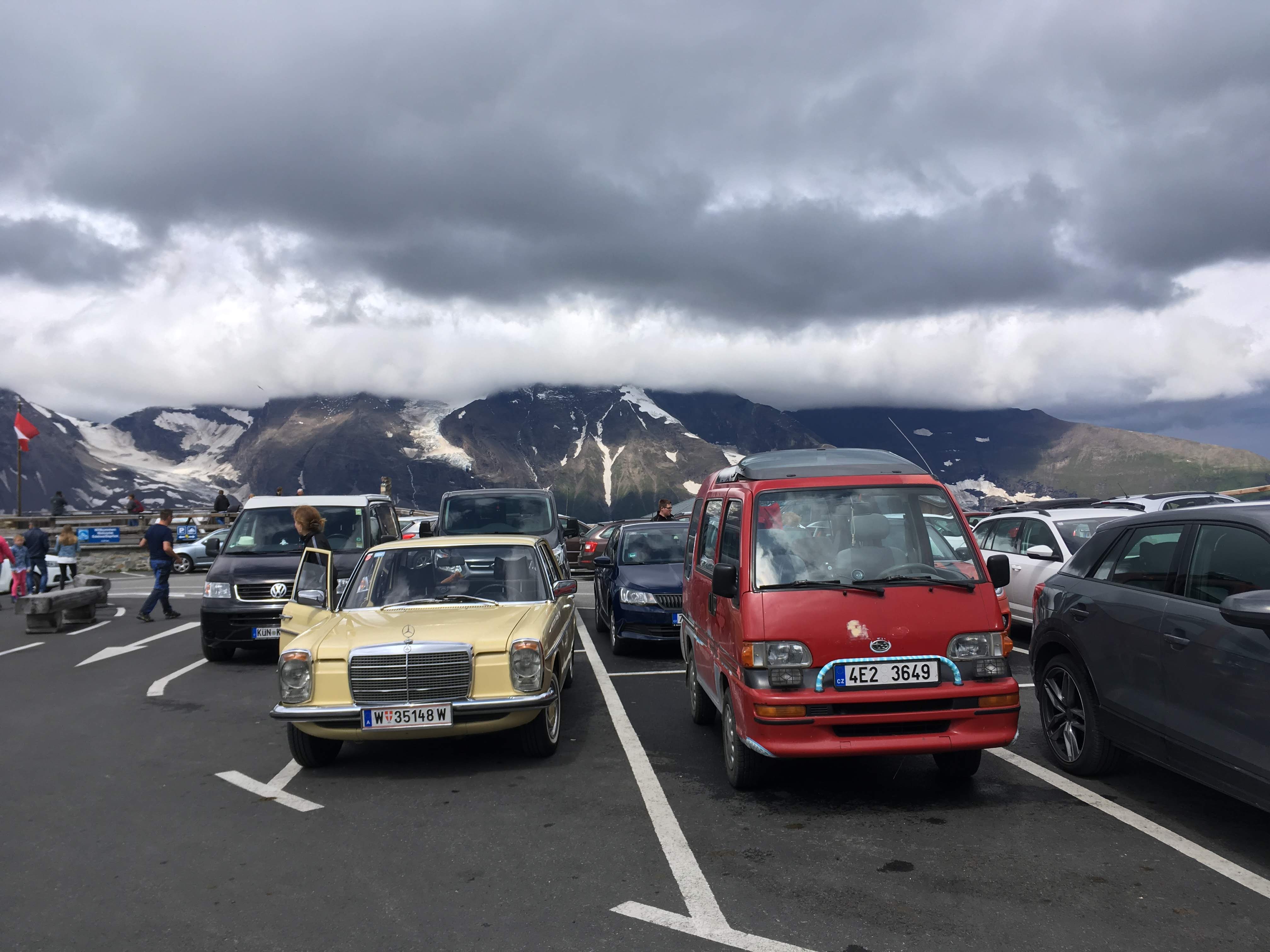 Grossglockner (konkrétně Edelweisespitze cca 2500 m n m)